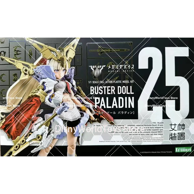 100% Original KOTOBUKIYA KP685 Megami Device Buster Doll Paladin 25 In Stock Anime Action Collection Figures Model Toys