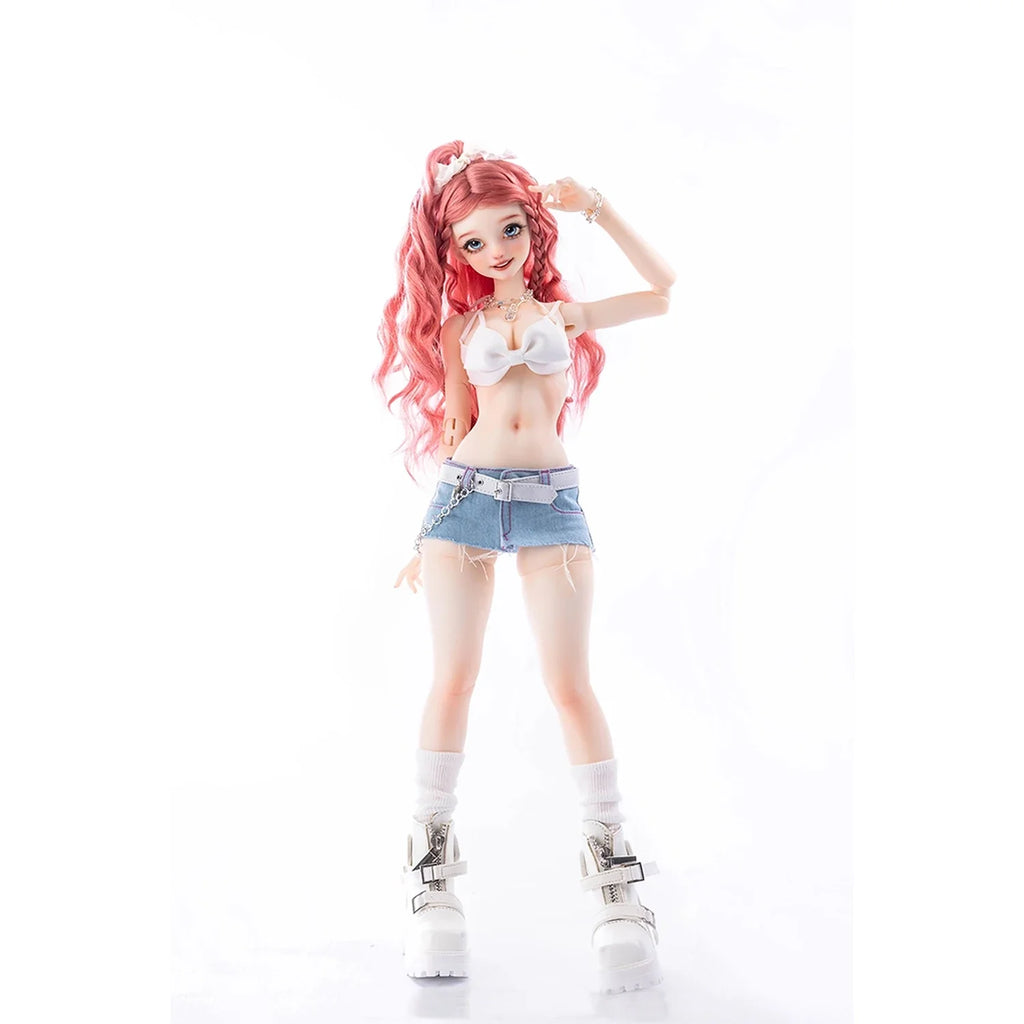 1/4 MianMian Body-Only Figurine (Busty with A Slim Waist) Ball-Jointed Body, Handmade Artistic Unclothed Resin Sculpt
