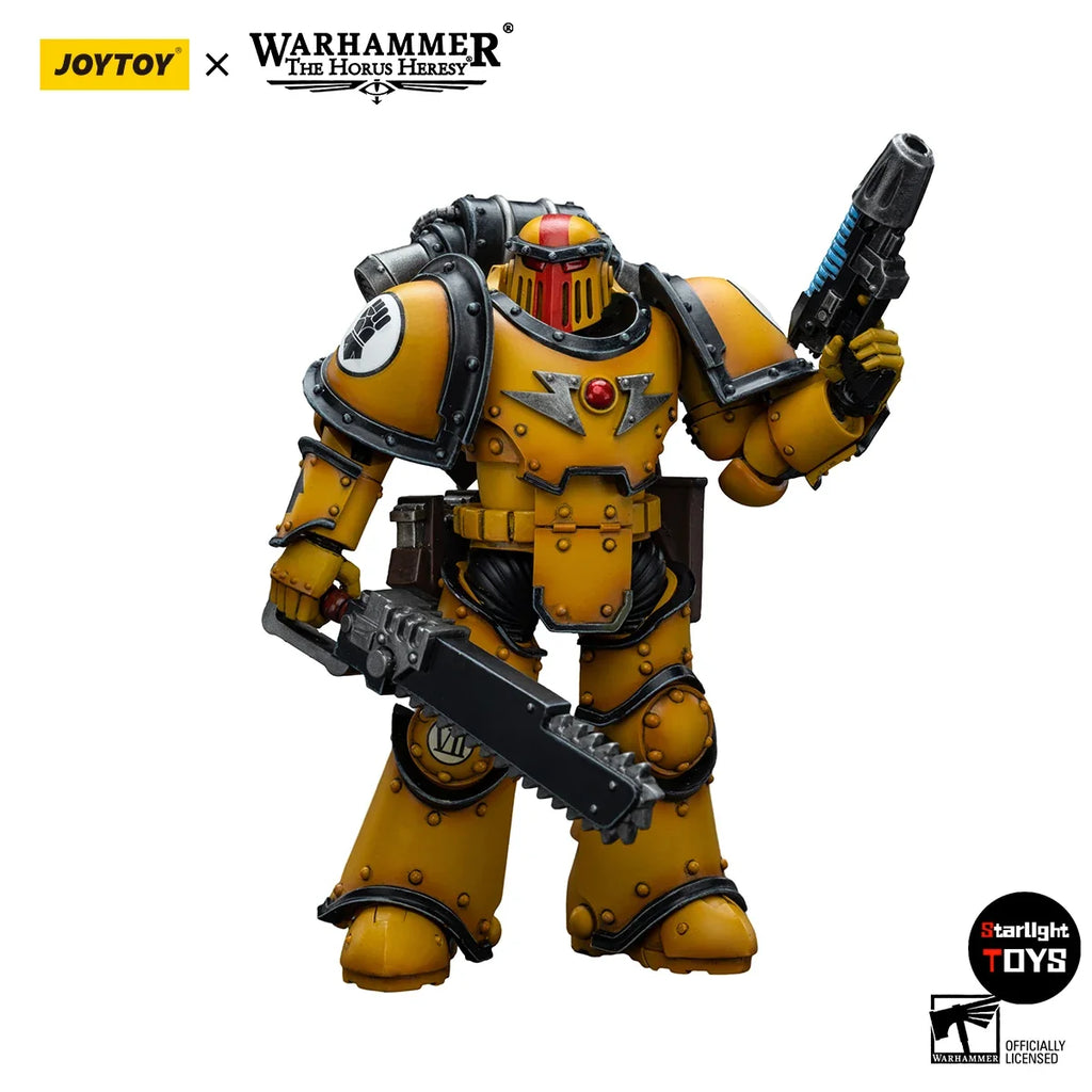JOYTOY Warhammer 40K Imperial Fists Legion Chaplain Consul Mklll Despoiler Legionaries Model Toy 1/18 Action Figure