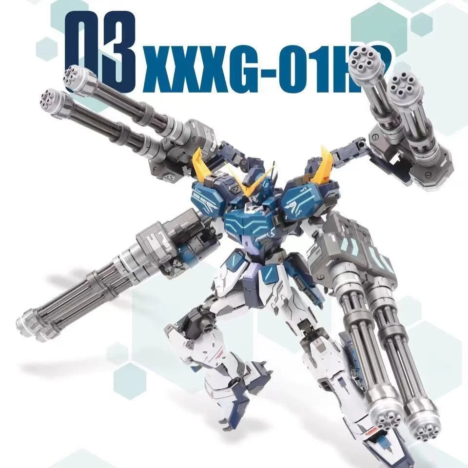 Supernova 1/100 MG Desert Heavy Cannon Hedgehog Set Blue Heavy Cannon Assembly Model Action Figure Toy Collector Birthday Gift