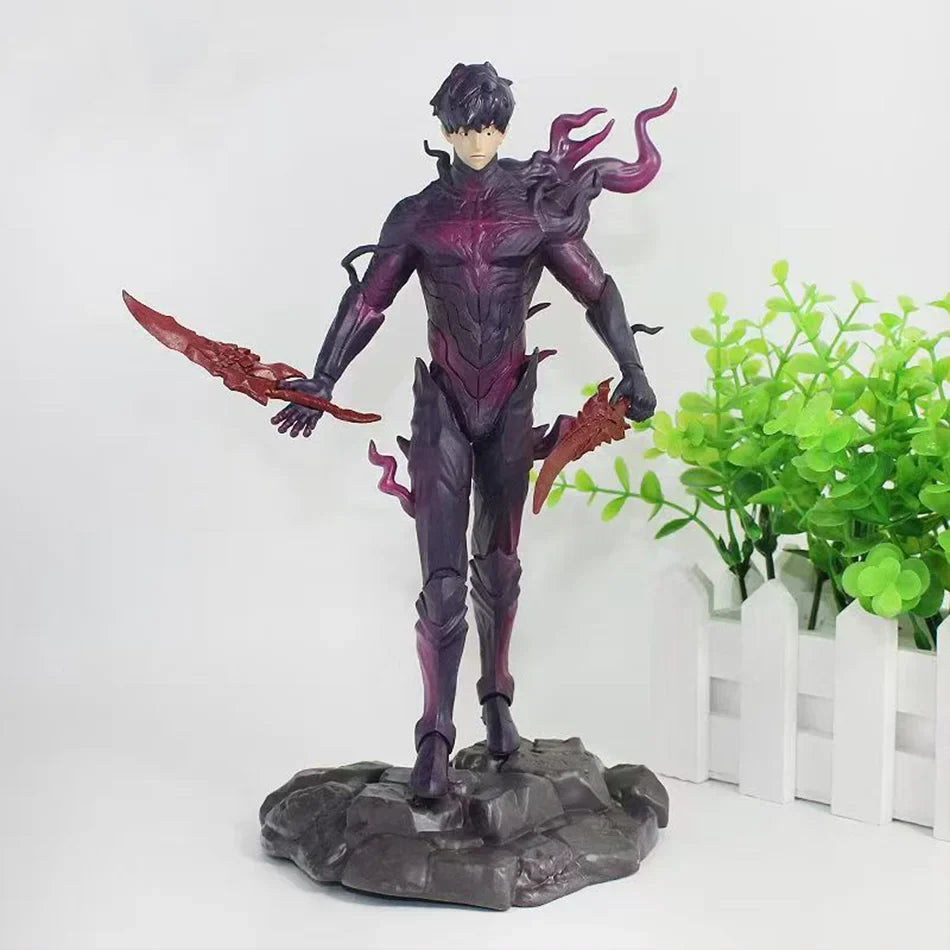 Solo Leveling Sung Jinwoo Hunter Form Standing Pose Collectible Figure Holiday Gift Model Toy