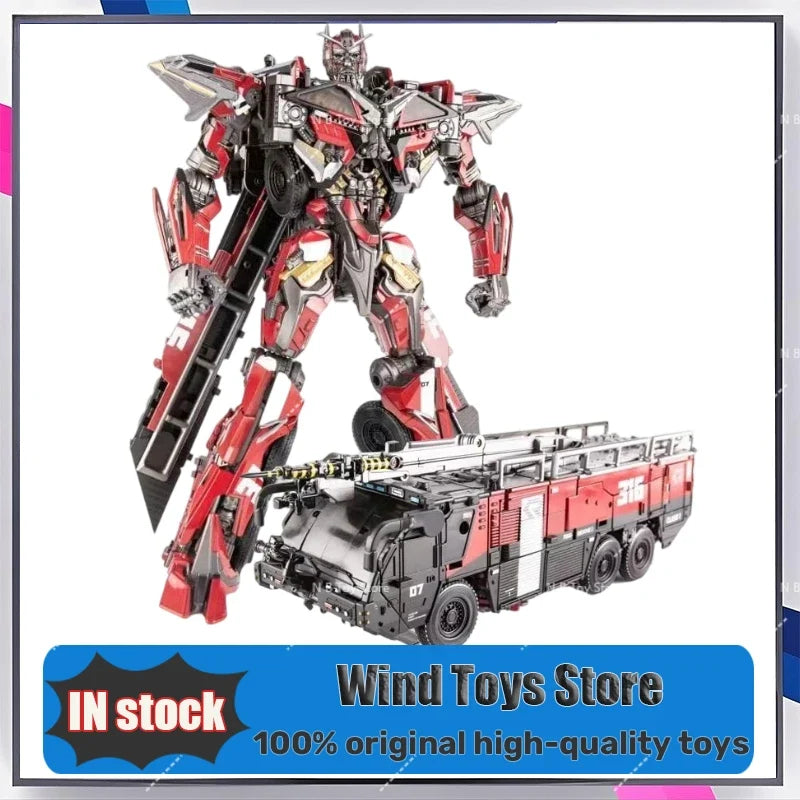 IN STOCK Transformation OV-01 OV01 Enlarged Version Modified KO SS61 Prime Alloy Fire Truck Action Figure Robot Model Toy