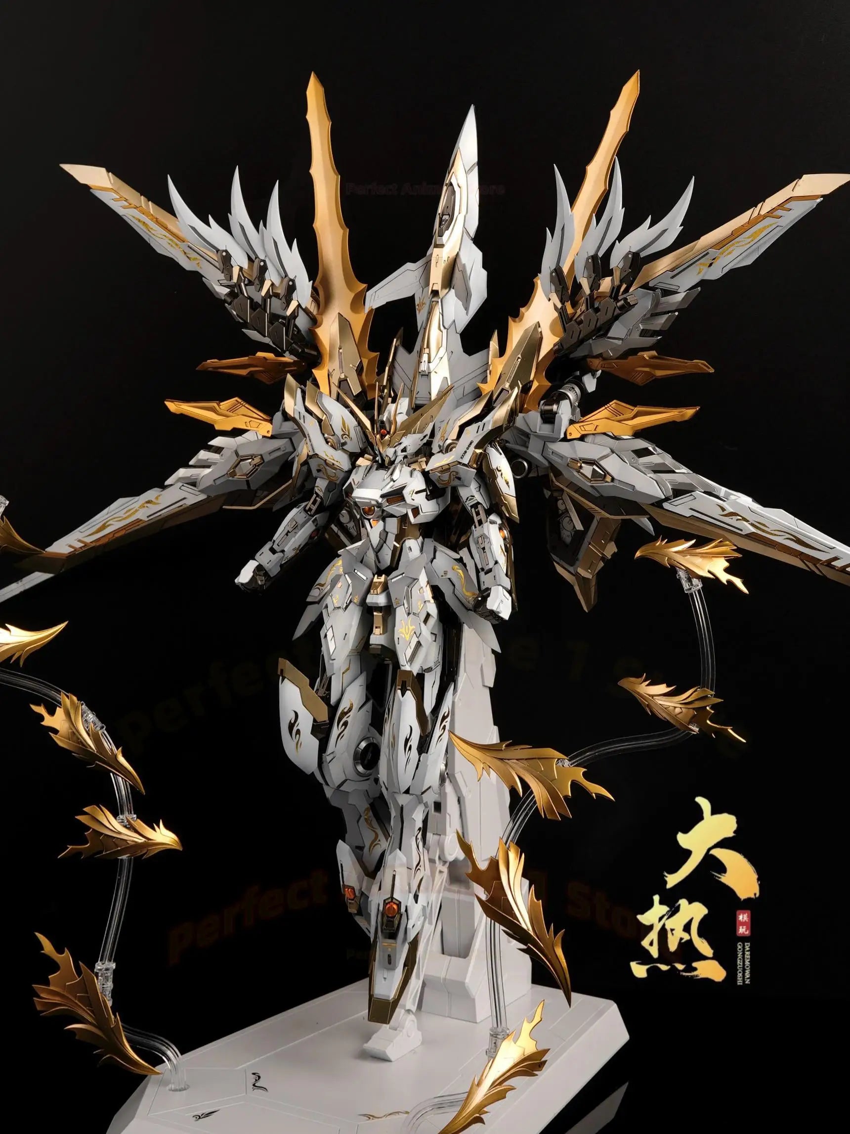 ZZA Blue Flame Snow Maiden Mecha Modell1/100 Guochuang Farbwechsel-PuppeLegierung Skelett Bausatz Figur Ornament, Premium Geschenk