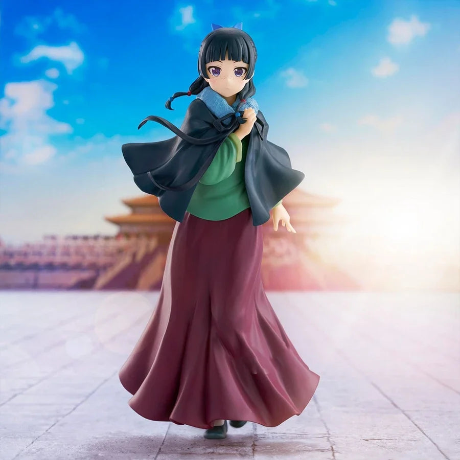21cm Kusuriya no Hitorigoto Anime Figure Cloak Maomao Action Figure Cute Jinshi Figurine Room Decoration PVC Collection Toys