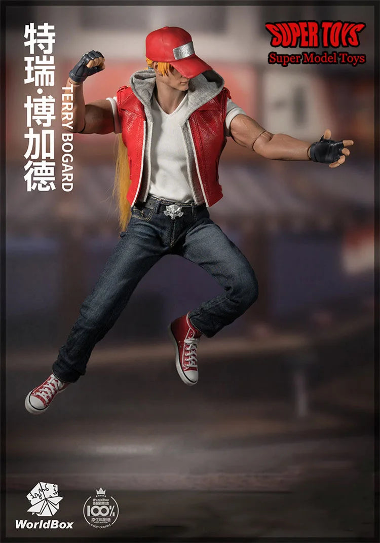 WorldBox 1/6 Male Soldier The King Of Fighters Kyo Kusanagi Terry Bogard 12inch Classic Fighting Game Action Figure Dolls