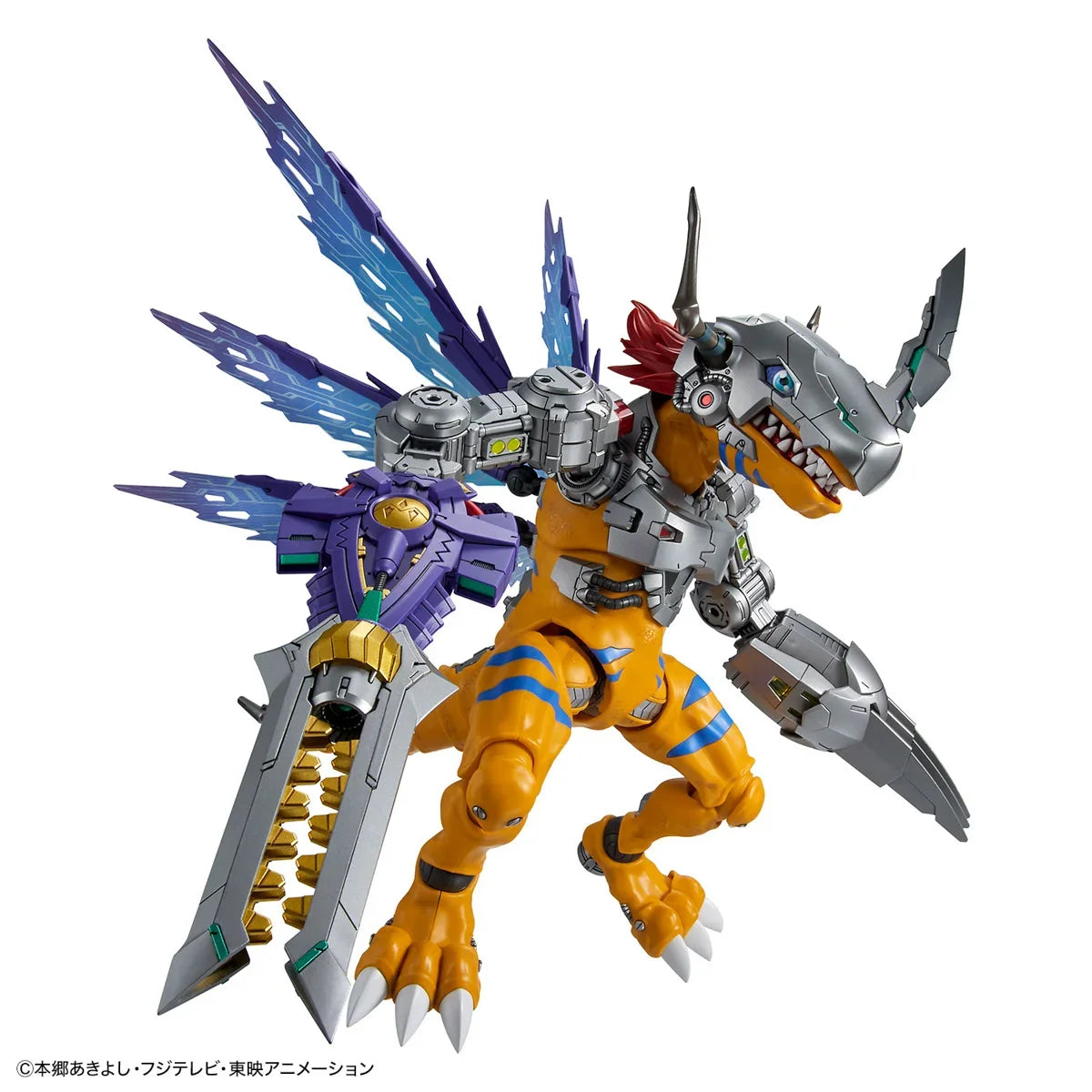 In Stock BANDAI Figure-rise Standard Amplified Digimon Adventure METALGREYMON (VACCINE) Anime Action Figures Assembly Model Toy