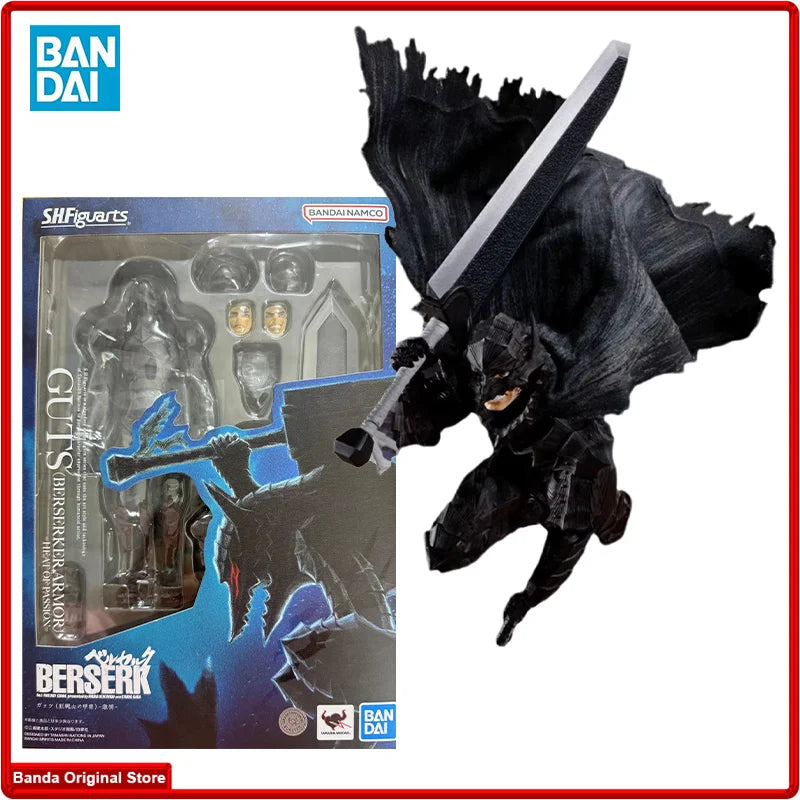 100% In Stock Original Bandai S.H.Figuarts Shf Guts Berserker Armor Passion Berserk Anime Action Collection Figures Model Toys