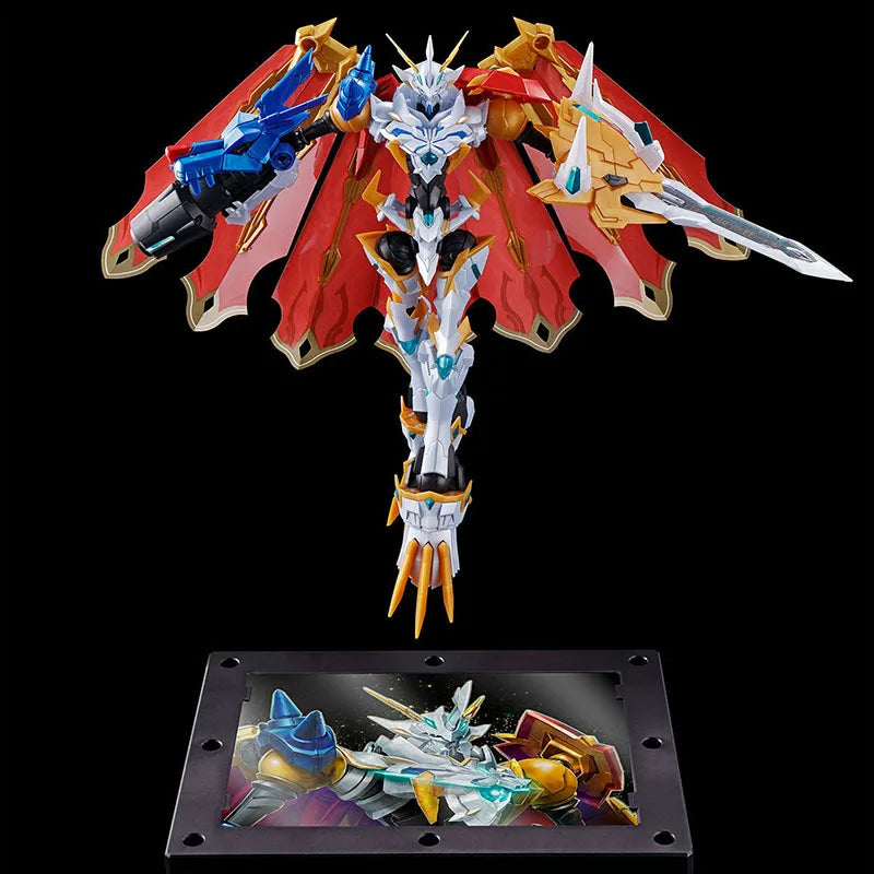In Stock BANDAI Original Figure-rise Standard Digimon Adventure WARGREYMON DUKEMON[SPECIAL COATING]OMEGAMON Anime Model Toy Gift
