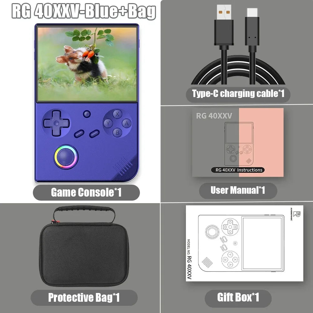 ANBERNIC RG40XX V RG40XXV Retro Handheld Game Console Video Game Consoles PSP Games Support Output 5G WiFi Linux Bluetooth Gifts