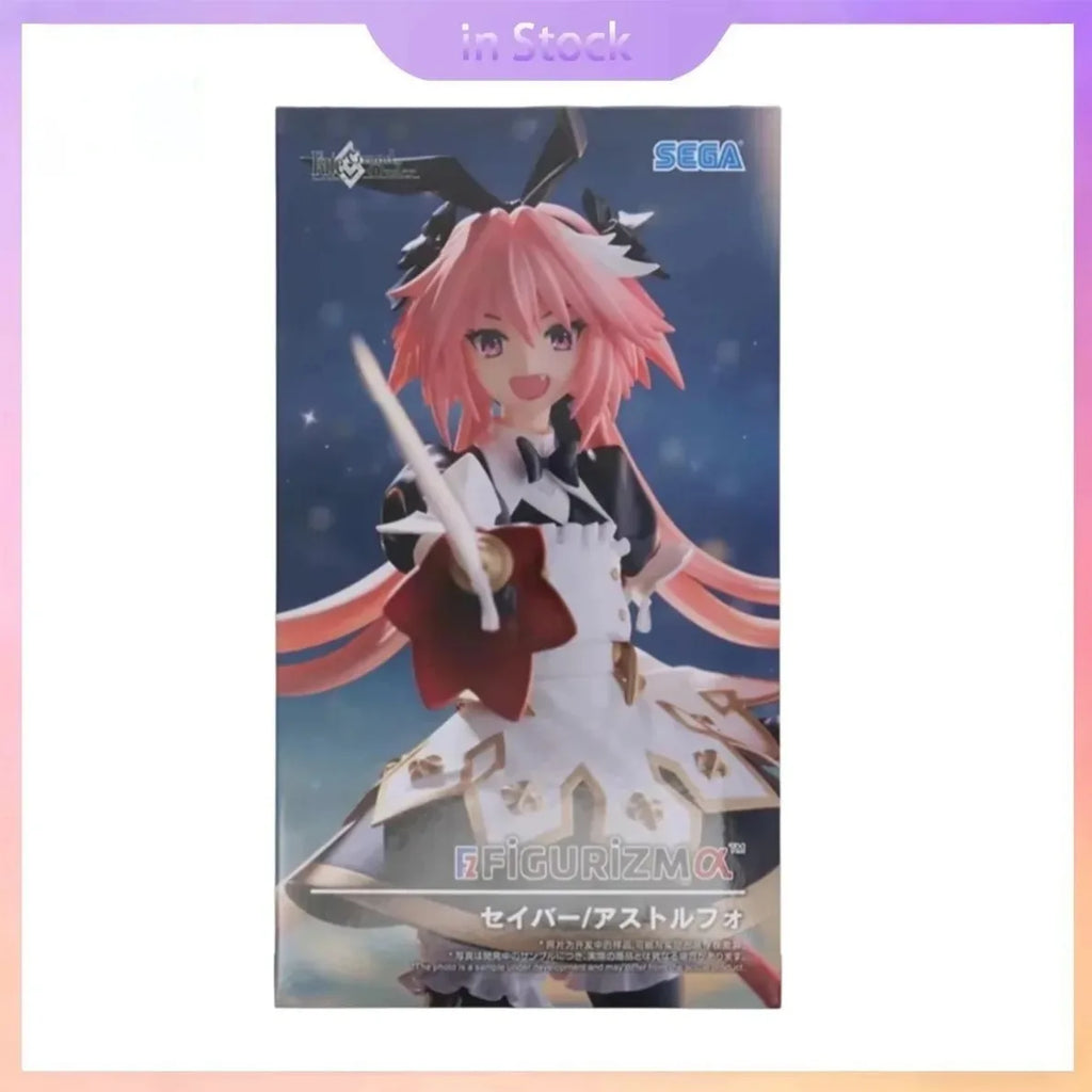 In Stock Original Genuine SEGA FIGURIZM FGO Fate Grand Order Astolfo Swordsman 21Cm Anime Collection Action Figure Model Kits