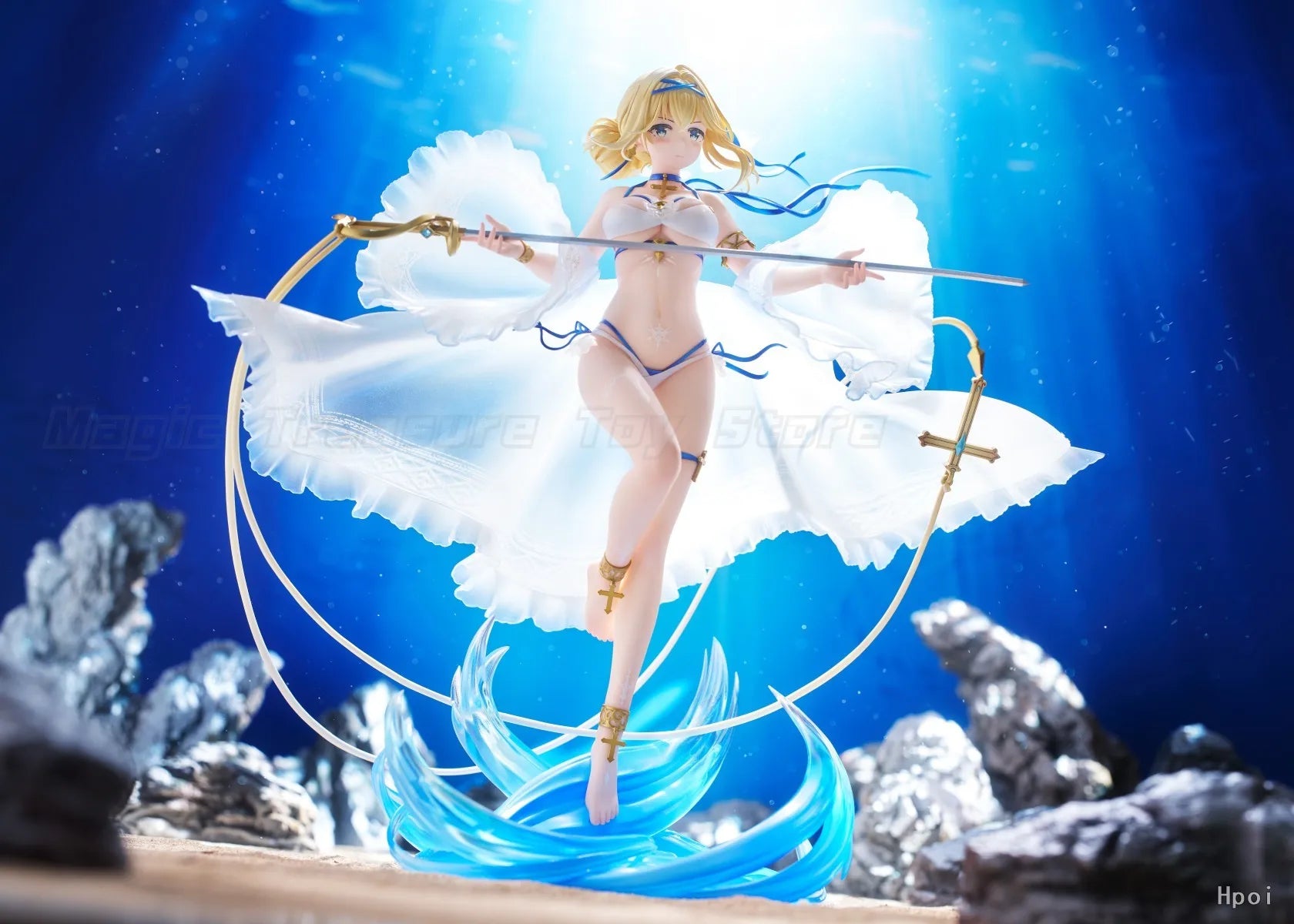 【In Stock 】Original Alice Glint AmiAmi Azur Lane FFNF Jeanne d'Arc Saint of the Sea 1/7 Scale Figure Toys Model Ornaments