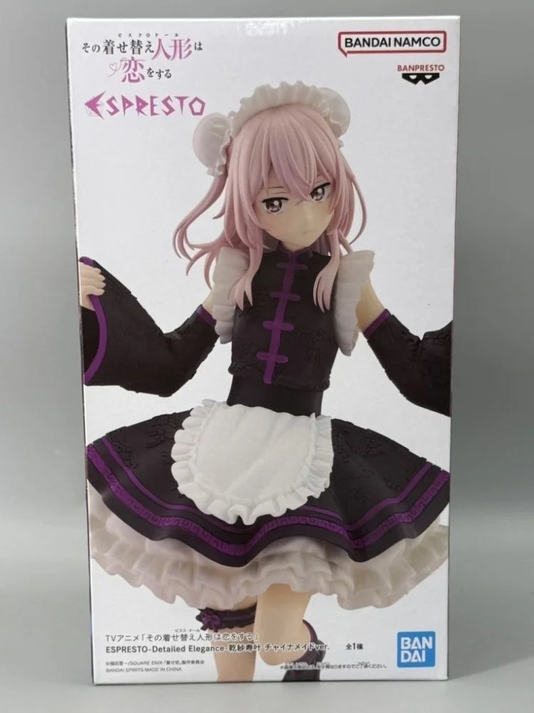 BANDAI Original My Dress-Up Darling ESPRESTO-Detailed Elegance Kitagawa Marin Chinese Style Maid Costume Action Figure Toys Gift