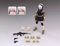 Pa003 Pocket Art Series Vol.3 Sasha 1/12 Scale Action Figure 6in Female Soldier Articulated Doll With Cloth Clothes Collectible
