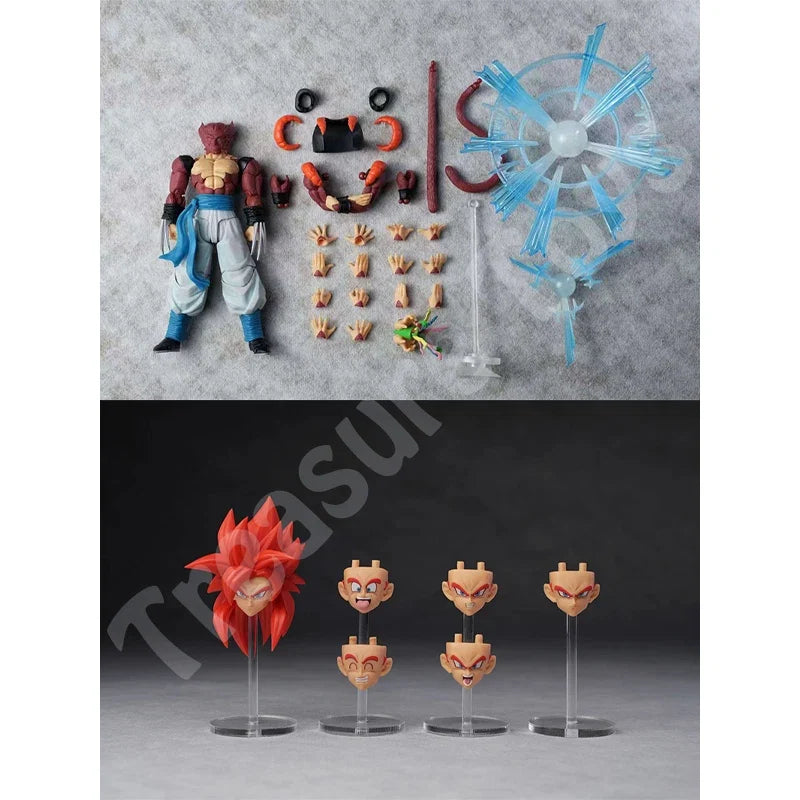 Tonsen Arttoys Kamione Studio Gogeta Figure Dragon Ball GT Super Saiyan 4 SSJ4 Gogeta Anime Action Figures Toys Kids Gifts