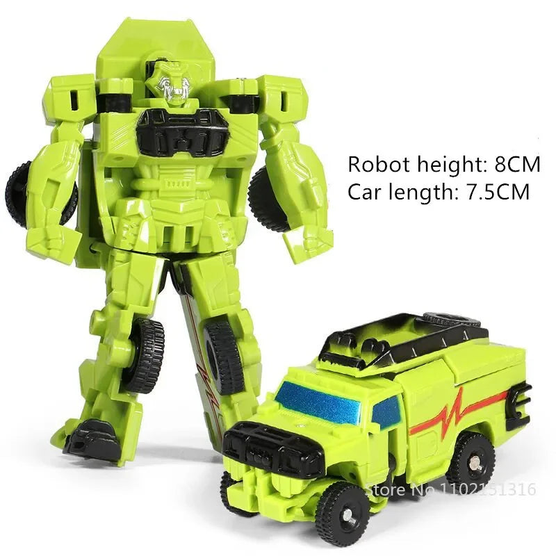 Mini Transformation Robot Kit Toys Models 2 In 1 Deformed Car Toy Robots Toys for Kids Gift  Action Figure Children Toys
