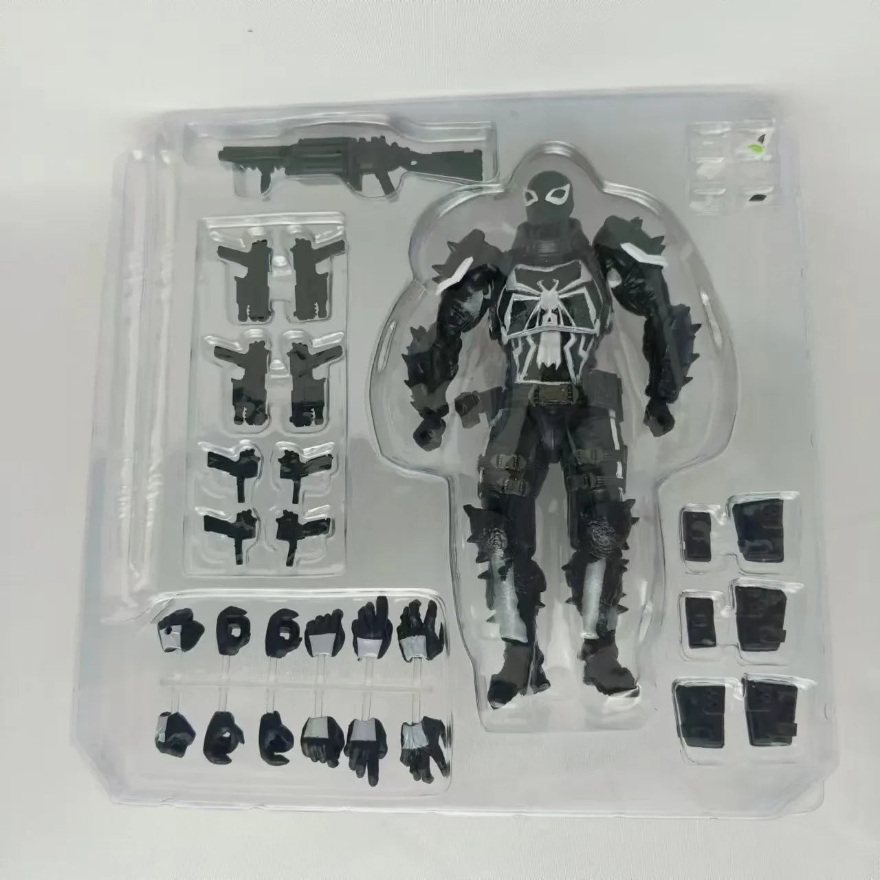 16cm  Marvel Comics Movie Figures Movable Secret Agent Venom Action Figure Statue Model Doll Collection Toys Gifts