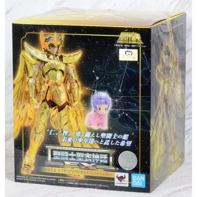 Bandai Saint Seiya Saint Cloth Myth EX Sagittarius Aiolos Revival Edition Baby Athena Anime Action Figure Model Toy in Stock