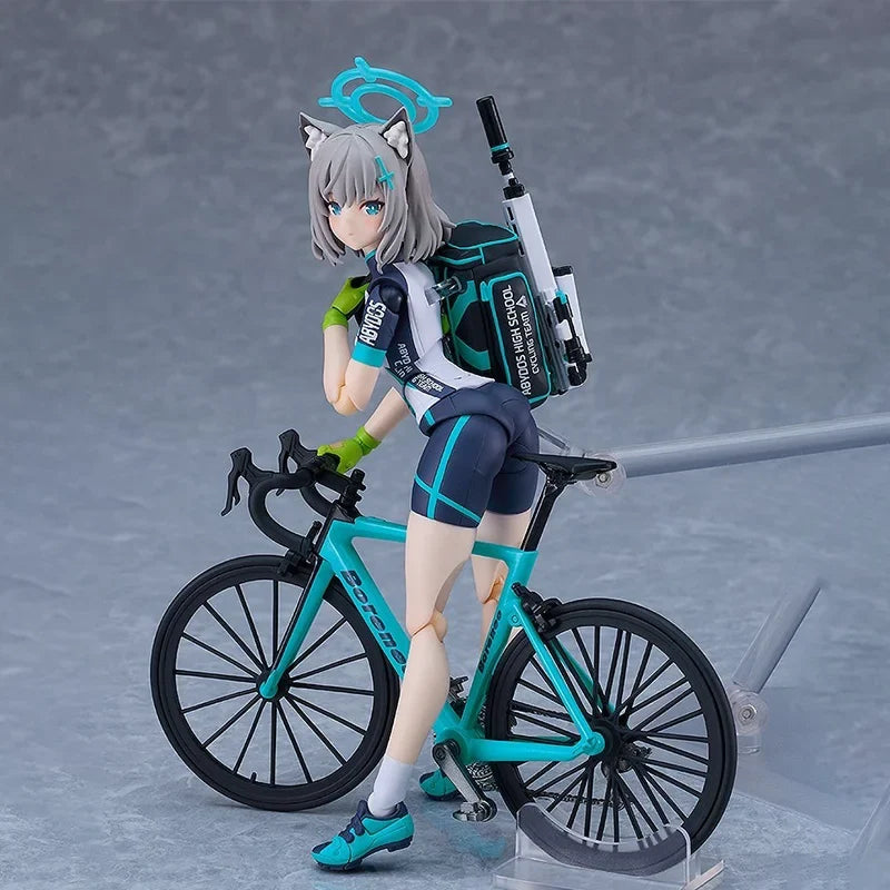 Original Max Factory Blue Archive Sunaookami Shiroko Figma #644-DX Cycling DX Edition Anime Garage Kit Action Figure Toy Model