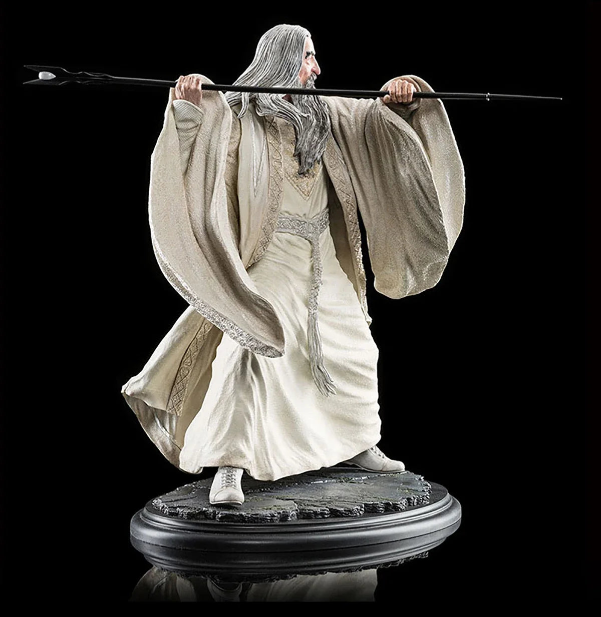 Original Weta Saruman 1/6 Soldiers Polystone state Figure Model Toys 36.5CM Decoration Gift Collection