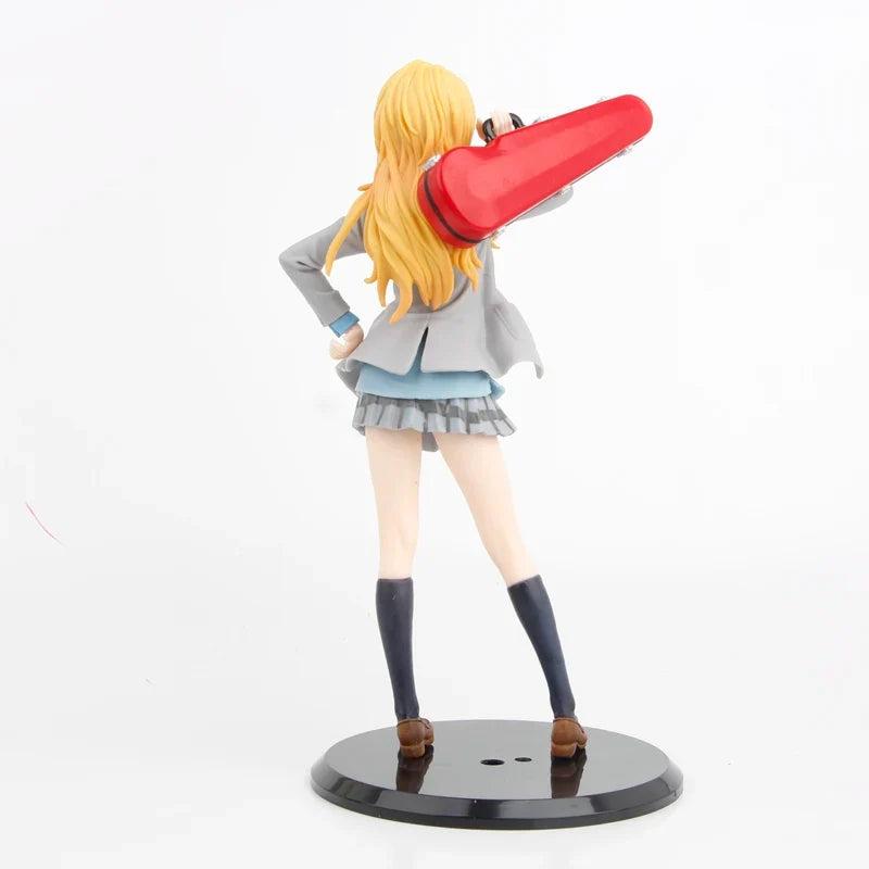 Anime Your Lie in April Miyazono Kaori Painted PVC Figure Collectible Model Toy 20cm