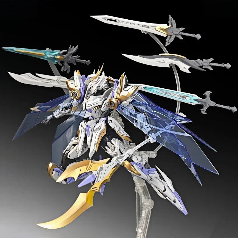 SNAA Knights of The Round Table Percival Tristan Achilles Lancelot Model Kit Collectible Action Figure with Dual Armor Modes