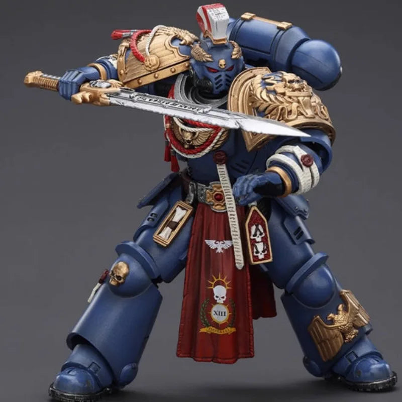 JOYTOY Warhammer 40K Ultramarines Heavy Relic Primus Armor Cooperative Game Line 3 Action Figure 1/18 Tabletop Ornament Model