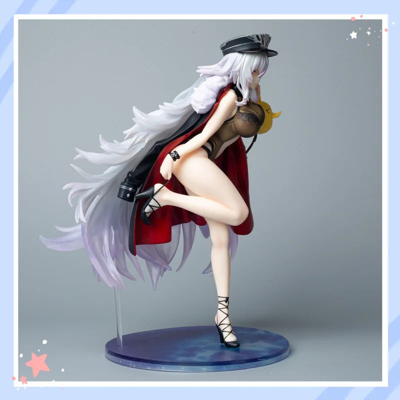 Azur Lane Graf Zeppelin Urd Of The Beach Boxed Anime Figure FPVC Collectible Statue Desktop Ornament For Anime Game Fans