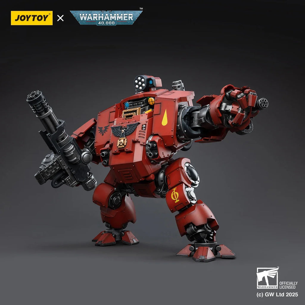 JOYTOY Warhammer 40K 1/18 Scale Blood Angels Redemptor Dreadnought Action Figure Model Toys For Collection