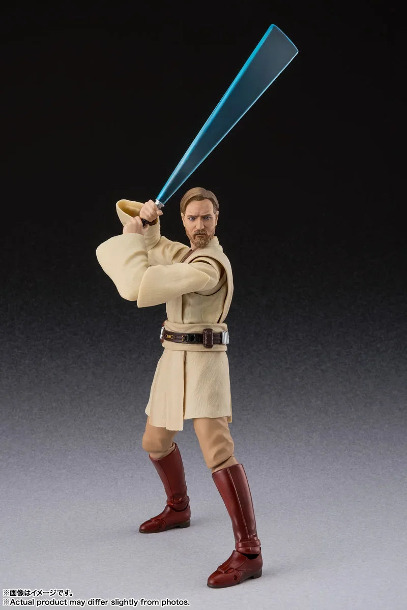 In Stock Genuine BANDAI SHFiguarts Star Wars Episode III Revenge of the Sith Obi Wan Kenobi Figure Anime Action Model Toy