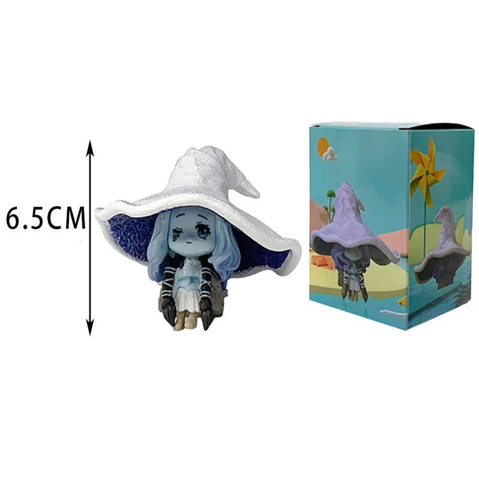 New Elden Ring Gaming Peripherals Q Version Mini Ranni Cat Melina Figure 6-9cm Lani Magic Ornaments PVC Dolls