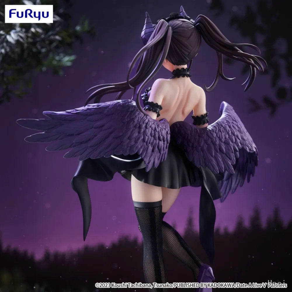 In Stock FuRyu Original Genuine Anime Date A Live V BiCute Dark Figure Tokisaki Kurumi 23cm Collections Model Toy Figures Gift