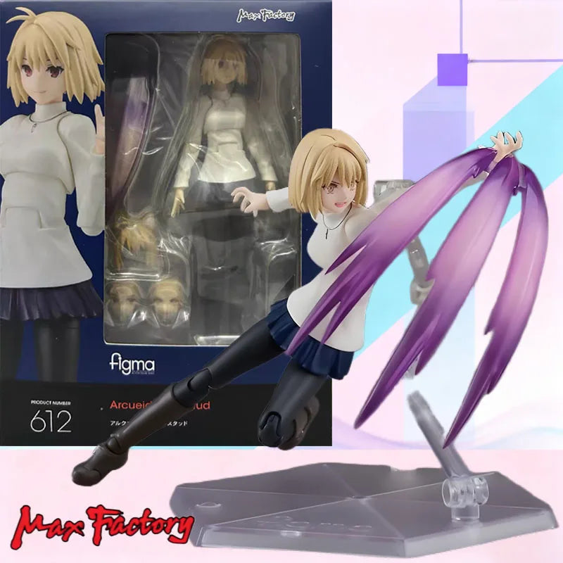 In Stock MAX Factory Original Box FIGMA  612 Arcueid Brunestud Action Figure Model Gift for Kid Foam Box Packaging