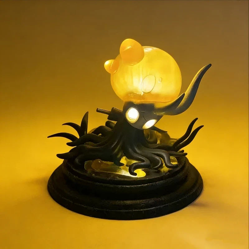 16cm Hollow Knight Broken Vessel Light Up Game Aciton Figure Lost Kin Model Toy Collectible Statue With Base Home Ornament Gifts