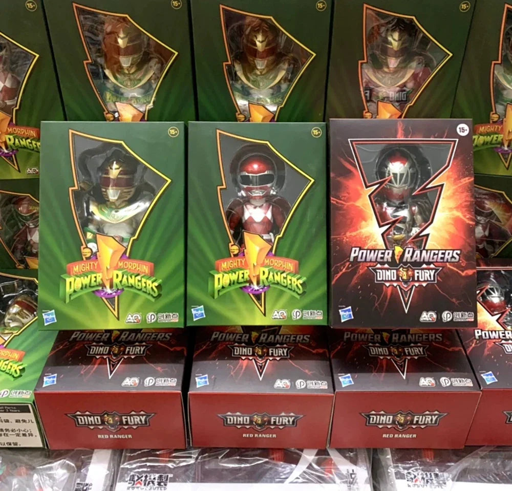[In-Stock] Hasbro & Innovation Point Action Q Figure Power Rangers Red Ranger & Lord Drakkon 13.5cm Collectible Model Toys