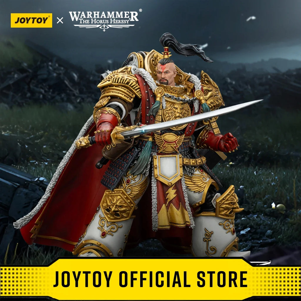 JOYTOY Warhammer "The Horus Heresy" White Scars Jaghatai Khan Primarch of the Vth Legion MKIll Tactical Legionary