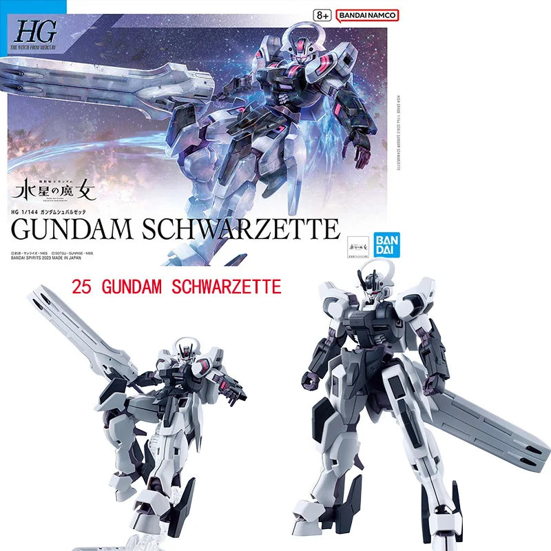 Bandai Genuine HG The Witch From Mercury GUNDAM LFRITH CALIBARN BEGUIR-BEU DARILBALDE ZOWORT HEAVY Anime Assembly Model Toys Kid