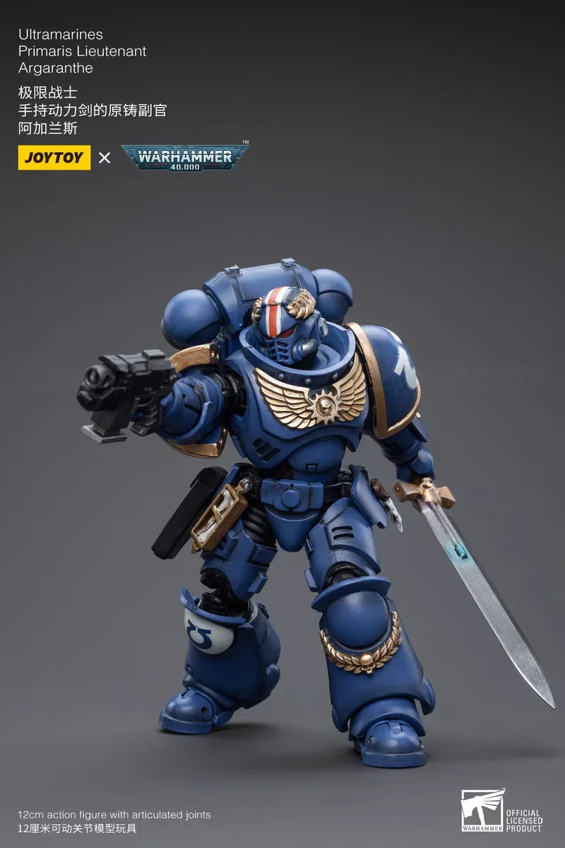 【In stock】 JOYTOY 1/18 action figure warhammer 40k Ultramarines Primaris Lieutenant Argaranthe Figures Anime Ornaments  Gifts