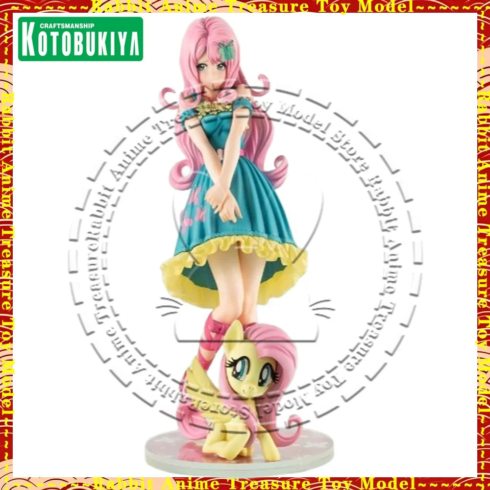 In Stock Original Genuine Kotobukiya Bishoujo Series MY LITTLE PONY Fluttershy Scale Figure Collectible Anime Statue