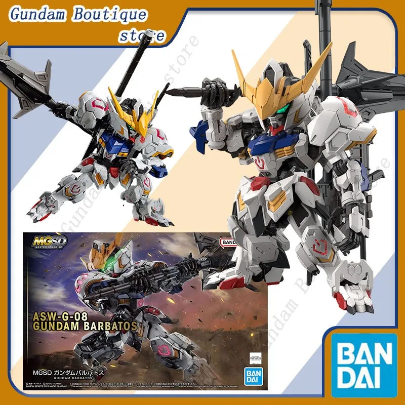 Bandai Genuine ASW-G-08 GUNDAM BARBATOS MGSD Anime Action Figure Robot Periphery Collectible Assembly Model Toys Ornaments Gifts