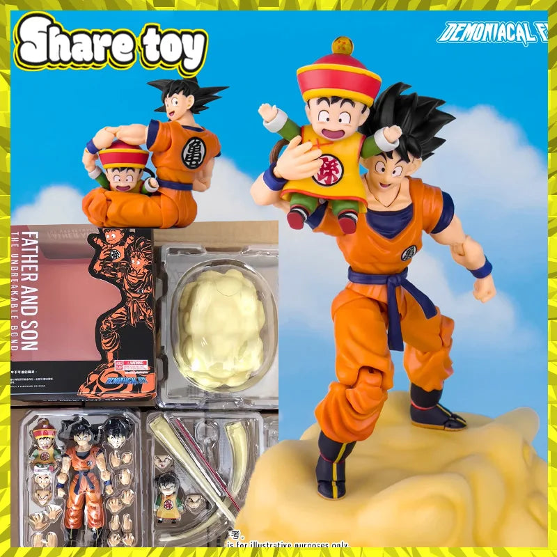 Demoniacal Fit Dragon Ball Super Saiyajin Son Goku Son Gohan Vater Und Sohn Unzerbrechliche Bande Anime Actionfiguren Spielzeug Geschenke