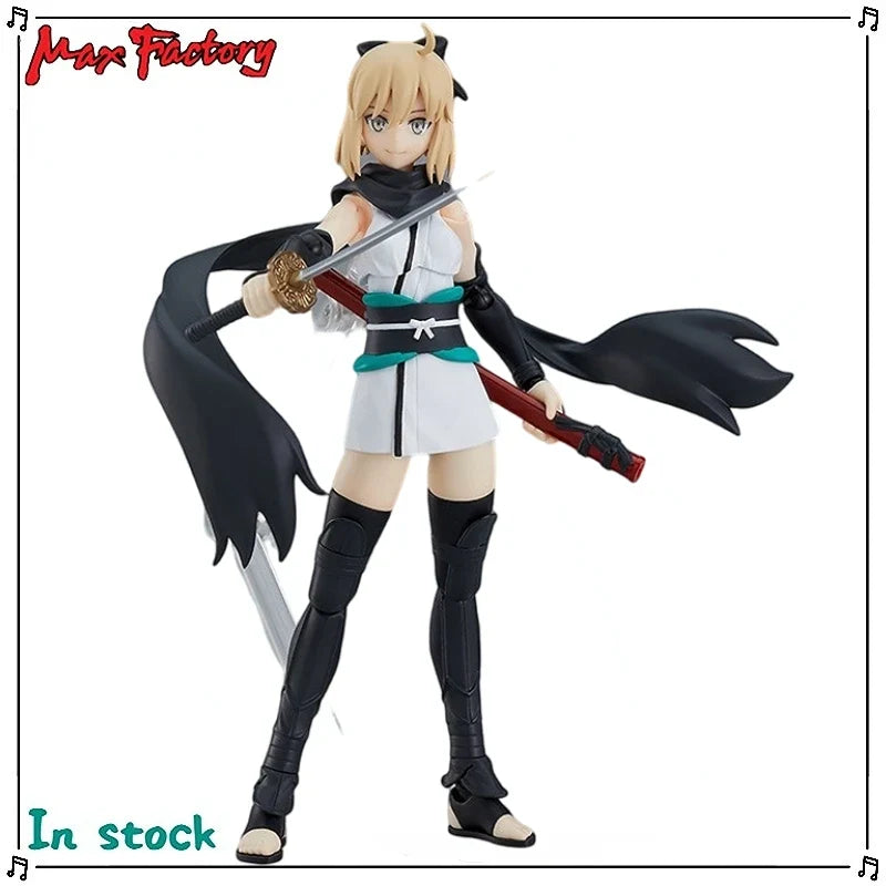 Original Max Factory Figma#521 Fate/Grand Order Okita Souji Anime Figures Model Toys Gift Collection