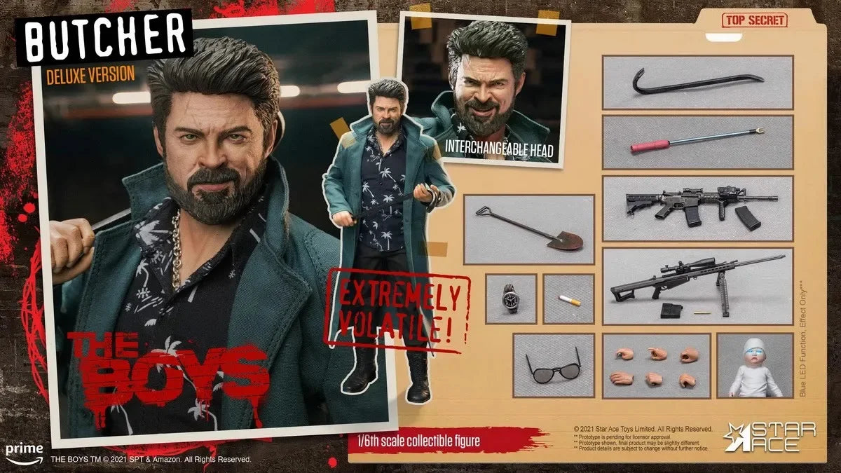 Auf Lager Original STAR ACE Toys 1/6 THE BOYS Billy Butcher SA0104/5 Luxury Edition 12 Zoll Full Set Actionfigur Modell Spielzeug Geschenke