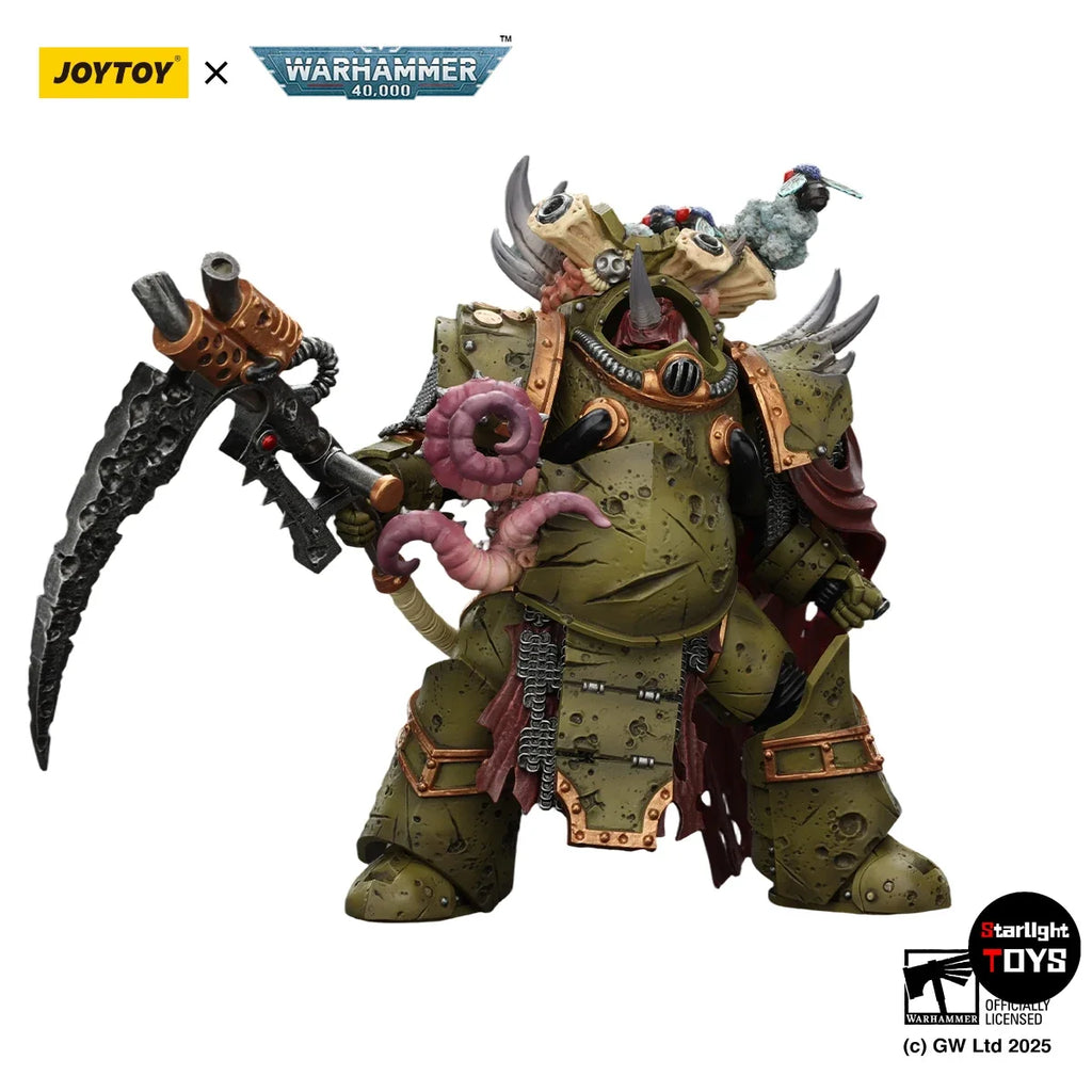 JOYTOY Warhammer 40K Death Guard Deathshroud Terminator 2 Manreaper and Plaguespurter Gauntlets Toy Model