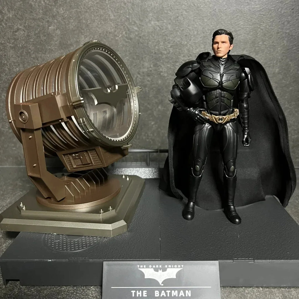 [In Stock] Batman the Dark Knight Trilogy Assembly Series Bat Signal light Battle Suit Action Figure Figurine Gifts Toys