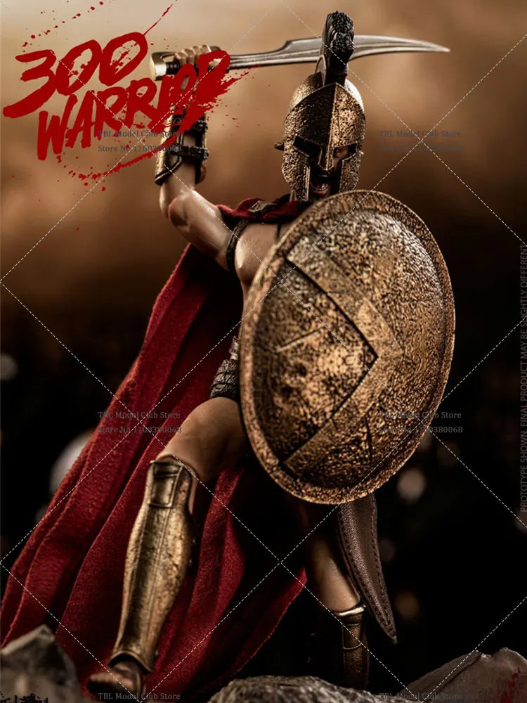 HHMODEL HH18065 1/12 Scale Male Soldier Spartan 300 Warrior Clothes With Spear Shield Full Set 6'' Action Figure Doll