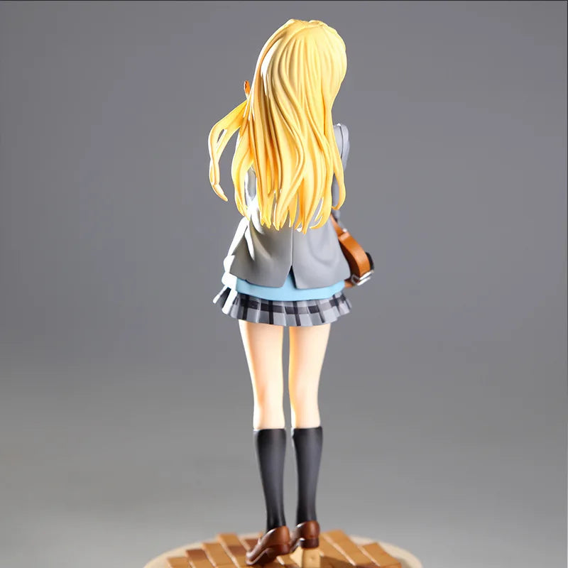 Anime Shigatsu Wa Kimi N Uso Miyazono Kaori Figure Your Lie In April School Uniform Jk Dress Up Model Toy Gift Action Figure