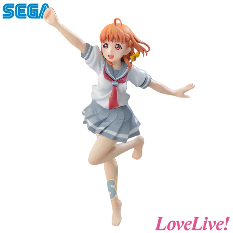 In Stock Sega Original Lovelive! Takami Chika Action Figure Model Doll Brand New Boxed Toys Model Garage Collectible