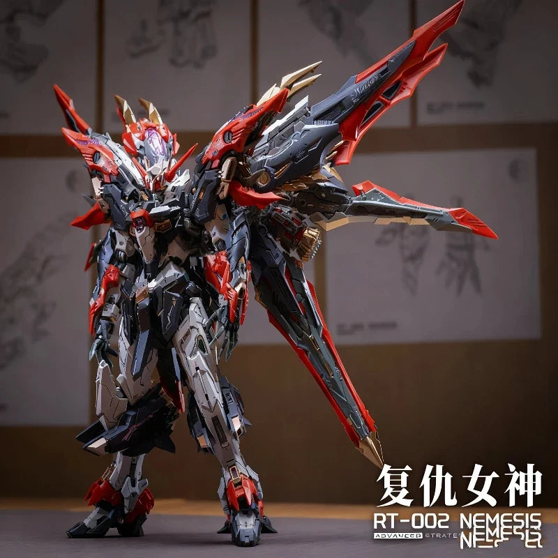 Infinite Dimension 1/100 Nemesis Mecha Assembly Model Kit Action Figure 3-Layer Skeleton With Stand Collectible Toy Boy Gift