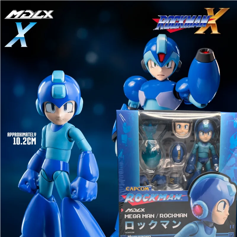 Original 3A Threezero 3Z05730A0 MDLX Mega Man X Action Figure Figure Collection Gift Original Rockman Action Model Figure