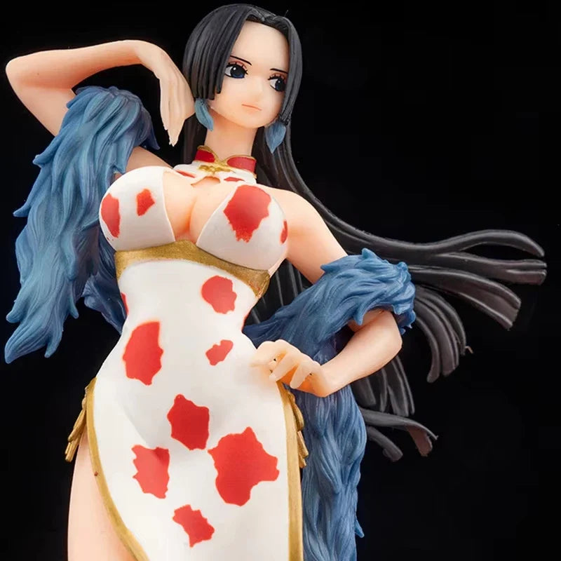 22cm One Piece Anime Figurine Cheongsam Boa Hancock Action Figure PVC Model Toy Doll Collection Cartoon Children Gift